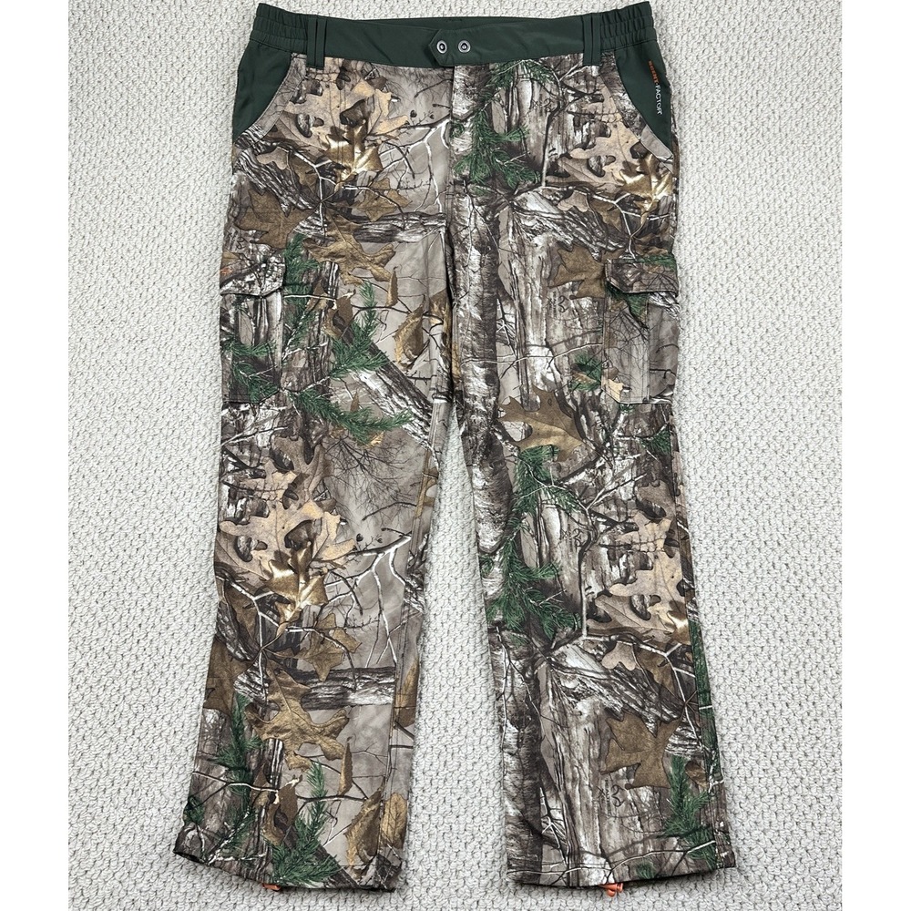 Habit Cargo Pants Mens 2XL Realtree Xtra Night Forest Camo Scent Factor Hunting